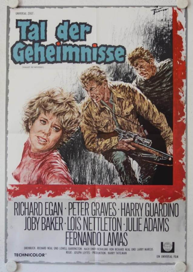 Valley of Mystery original release german movie poster
